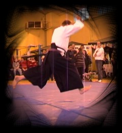 Démonstration de Iaï-Jitsu lors de Sportissimeaux 2005